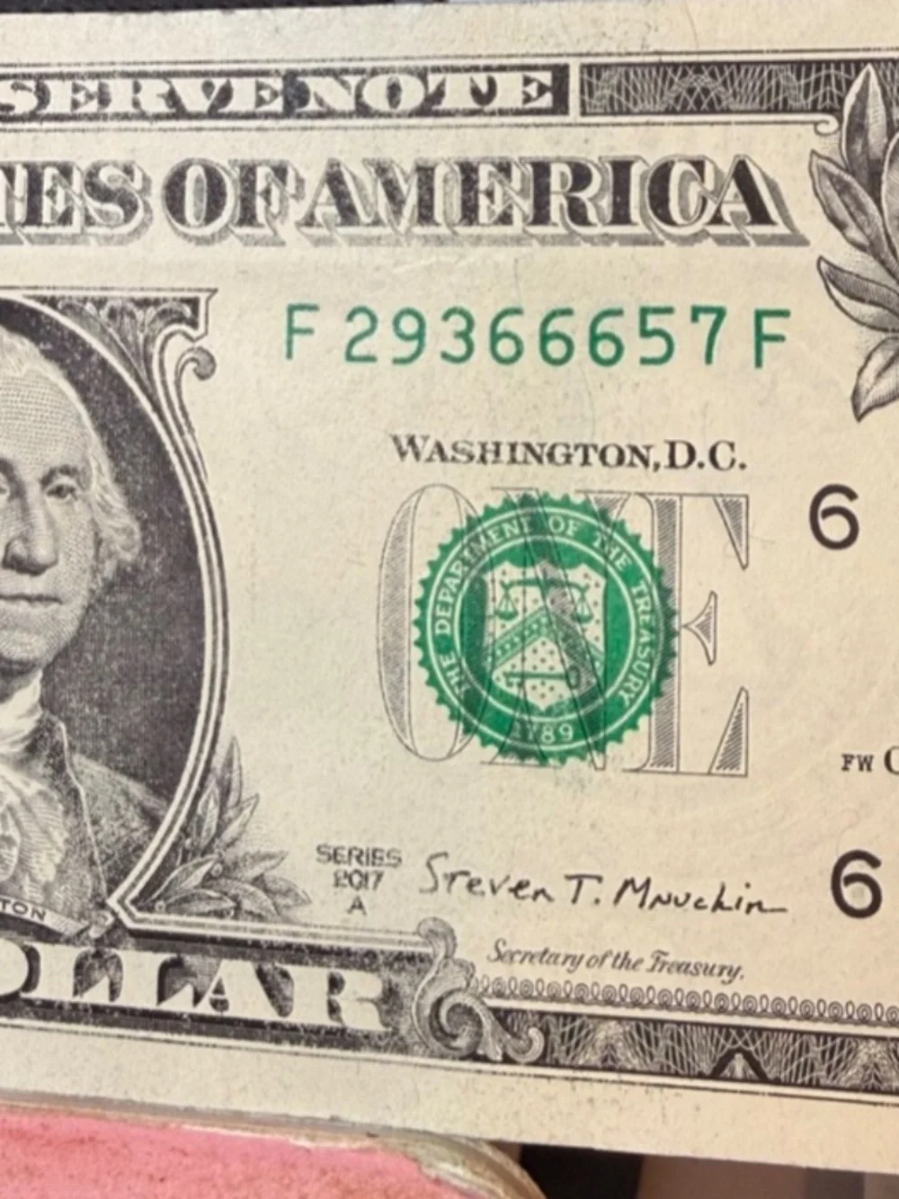 Fancy 1 Dollar Note Triple 6s Atlanta #F29366657 F #206462873673